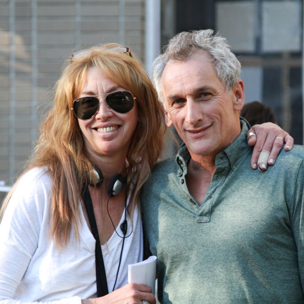 Sur le plateau du film Rose by Name