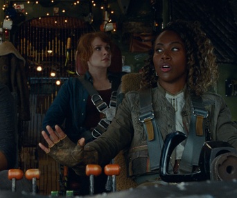 Une scène du film Jurassic World: Dominion