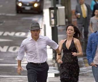 Une scène du film The Adjustment Bureau