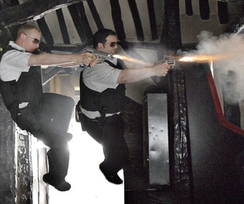Scène du film Hot Fuzz
