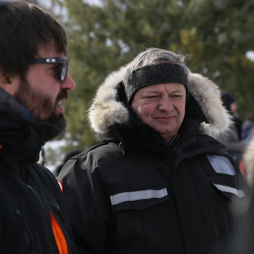 Sur le plateau du film Chasse-Galerie