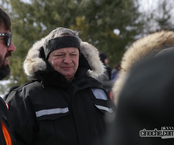 Sur le plateau du film Chasse-Galerie