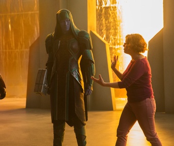 Une scène du film Captain Marvel