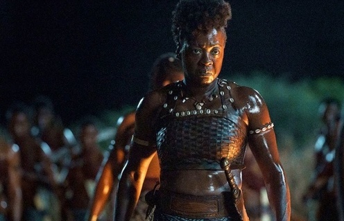Une scène du film The Woman King