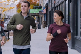 Une scène du film Brittany Run a Marathon