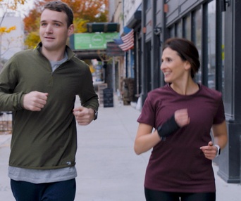 Une scène du film Brittany Run a Marathon