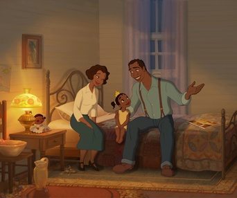 Scène du film The Princess and the Frog