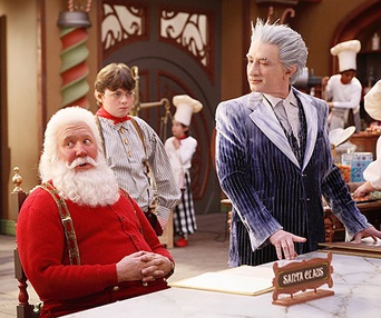 Scène du film Sur les traces du Père Noël : La clause force majeure