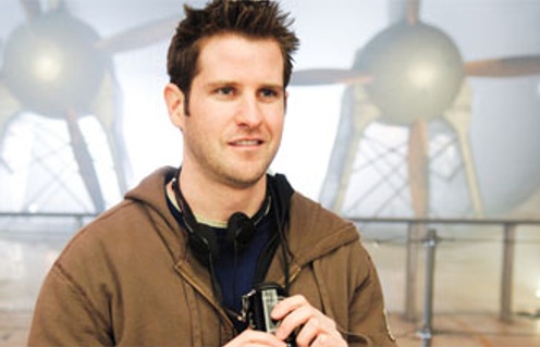 Richard Kelly sur le plateau du film The Box
