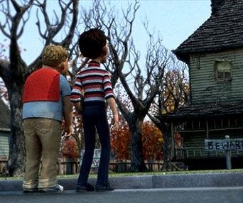 Scène du film La maison monstre
