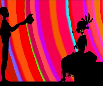 Une scène du film Les contes de la nuit