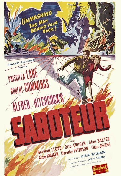 Affiche du film Saboteur