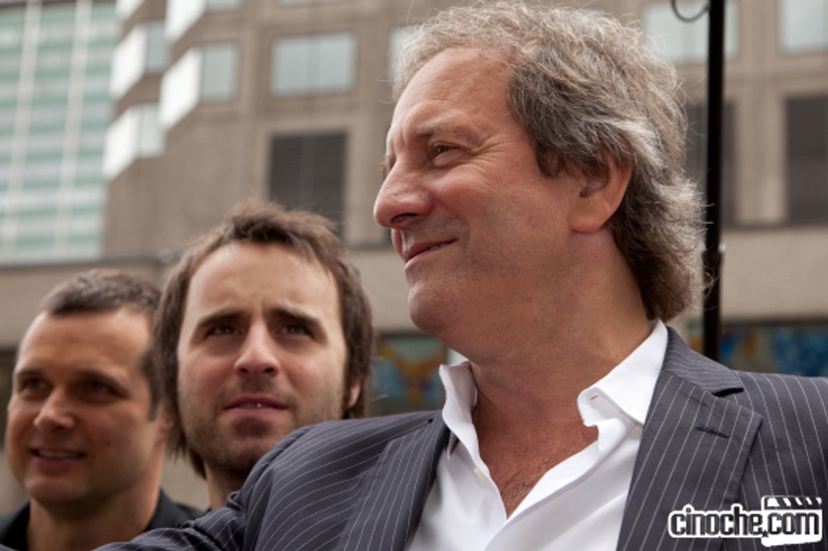 Michel Côté sur le tapis rouge de De père en flic