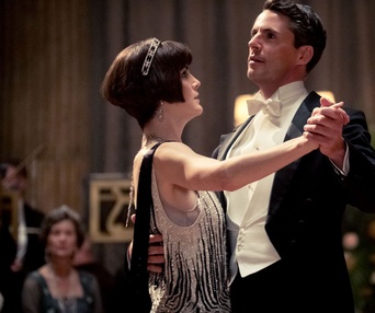 Une scène du film Downton Abbey