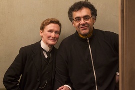 Sur le plateau du film Albert Nobbs