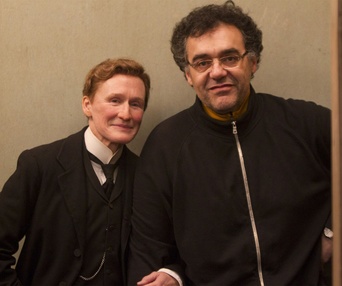 Sur le plateau du film Albert Nobbs