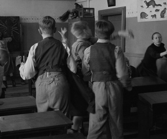 Une scène du film Le ruban blanc