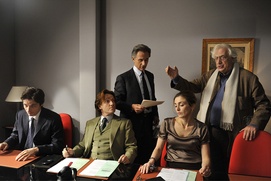 Une scène du film Quai d'Orsay