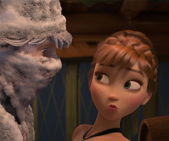 Une scène du film Frozen