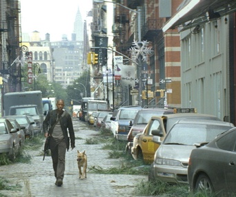 Scène du film I Am Legend