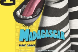 Affiche américaine du film Madagascar