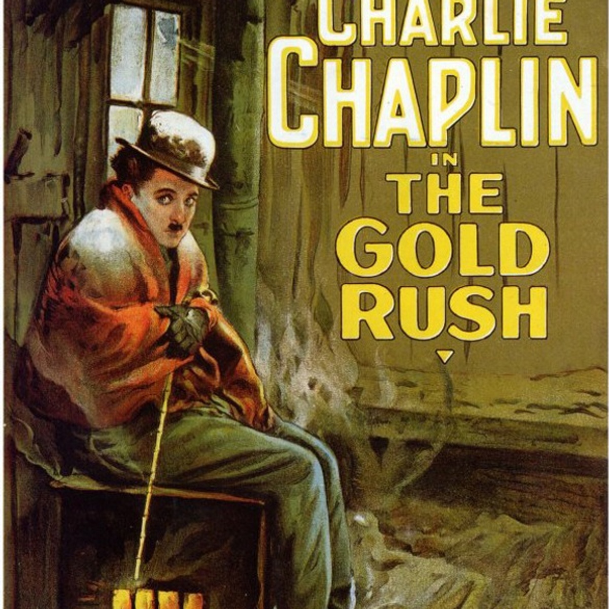 Affiche d'époque du film The Gold Rush