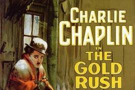 Affiche d'époque du film The Gold Rush Affiche d'époque du film The Gold Rush