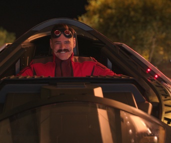 Une scène du film Sonic the Hedgehog