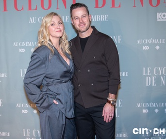 Tapis rouge du film Le cyclone de Noël