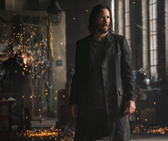 Une scène du film The Matrix Resurrections