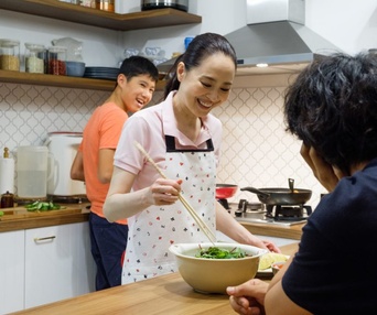 Une scène du film La saveur des ramen