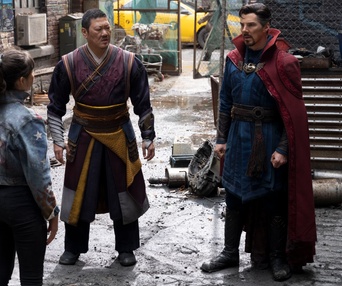 Une scène du film Doctor Strange in the Multiverse of Madness