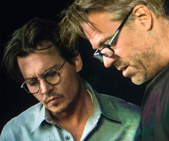 Sur le plateau du film Transcendence