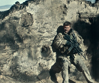 Une scène du film 12 Strong