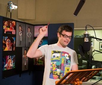 Dans le studio d'enregistrement de Cloudy with a Chance of Meatballs 2