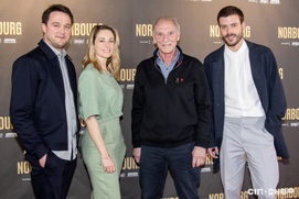 Sur le tapis rouge du film Norbourg Sur le tapis rouge du film Norbourg