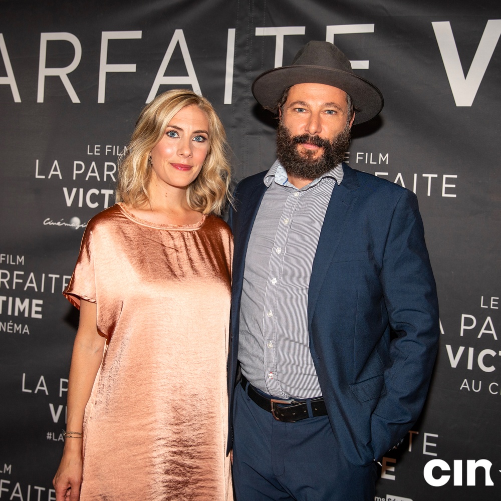 Sur le tapis rouge du film La parfaite victime