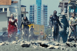 Une scène du film The Suicide Squad Une scène du film The Suicide Squad