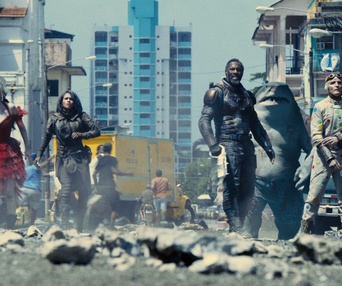 Une scène du film The Suicide Squad