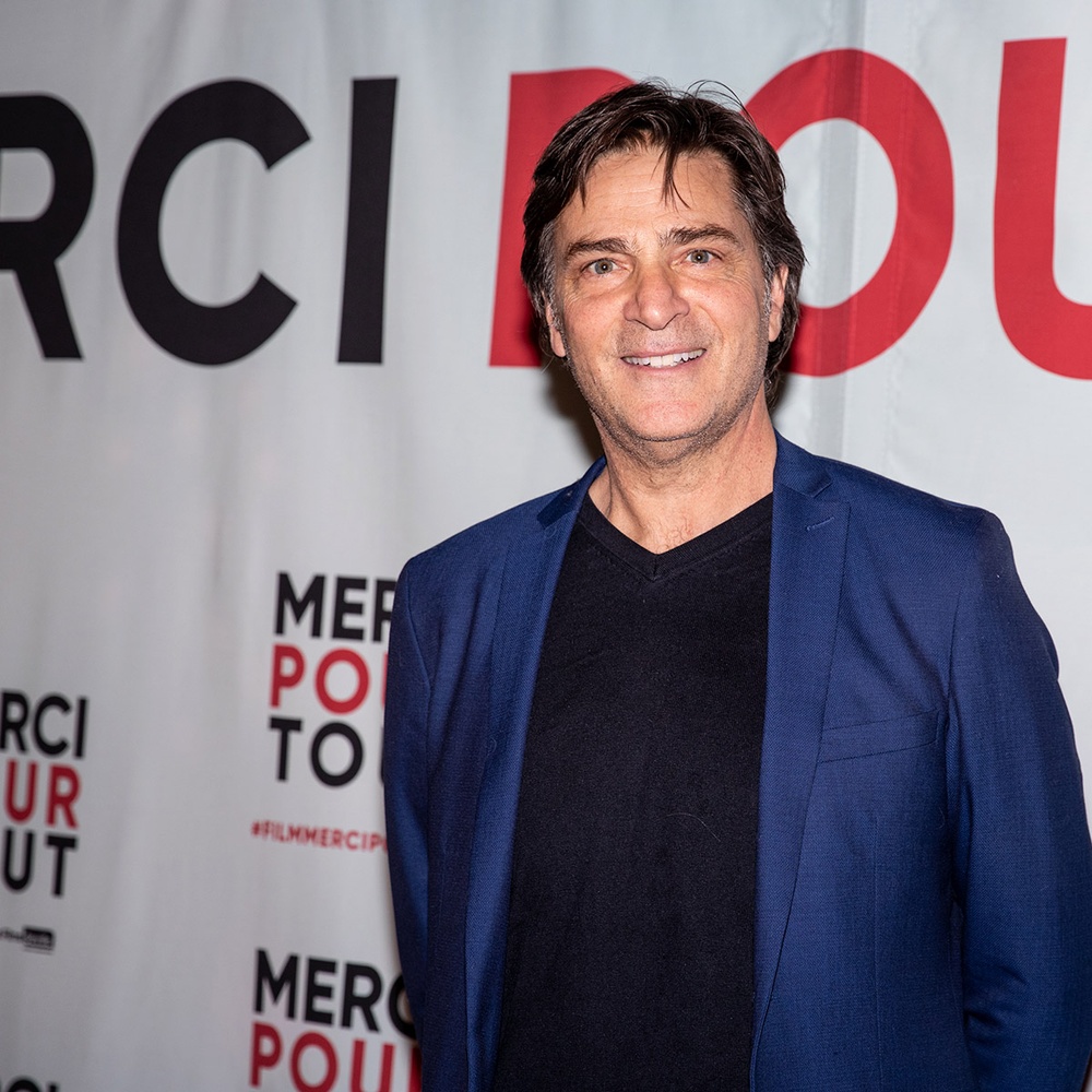 Sur le tapis rouge du film Merci pour tout