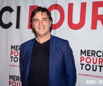 Sur le tapis rouge du film Merci pour tout