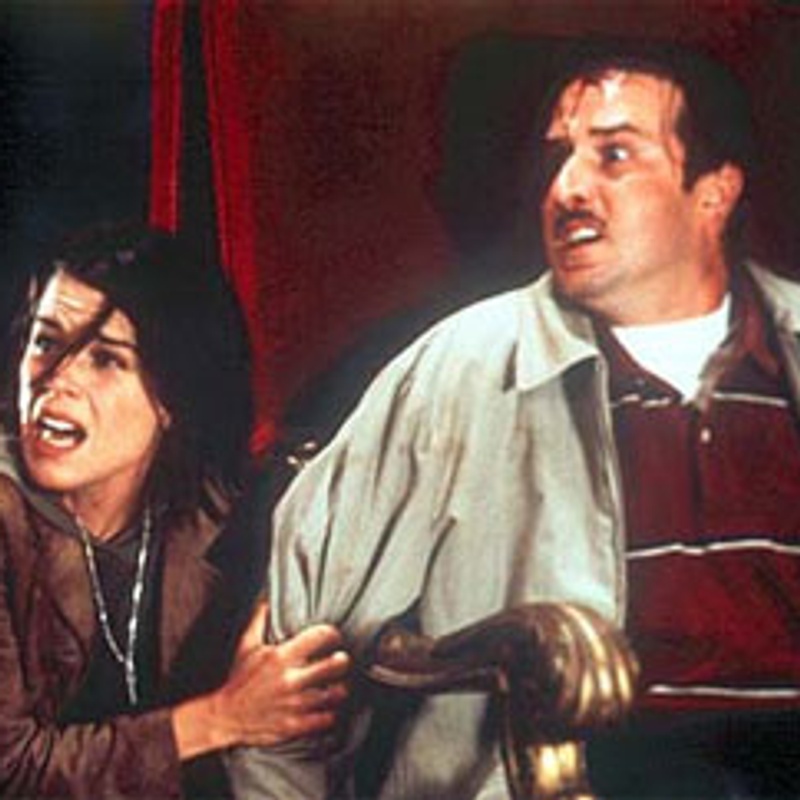 Neve Campbell et David Arquette dans Scream 3
