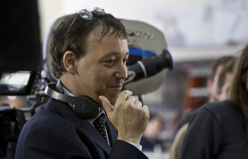 SAm Raimi sur le plateau de Drag Me to Hell