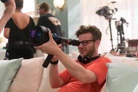 Sur le plateau du film Isn't It Romantic