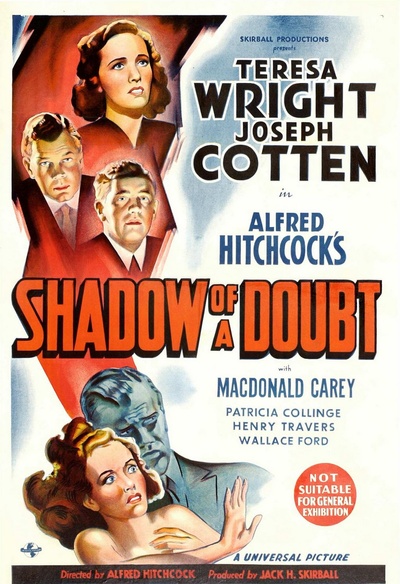 Affiche du film Shadow of a Doubt