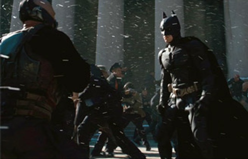 Une scène du film The Dark Knight Rises