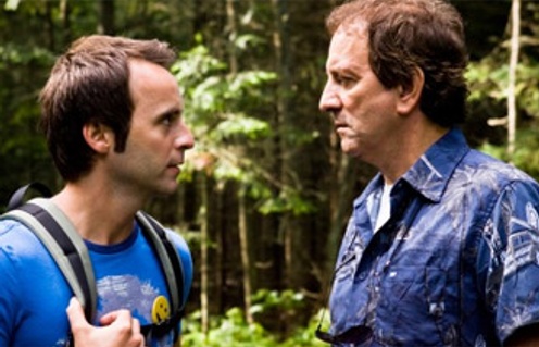 Louis-José Houde et Michel Côté dans le film De père en flic