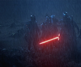 Une scène du film Star Wars: The Force Awakens