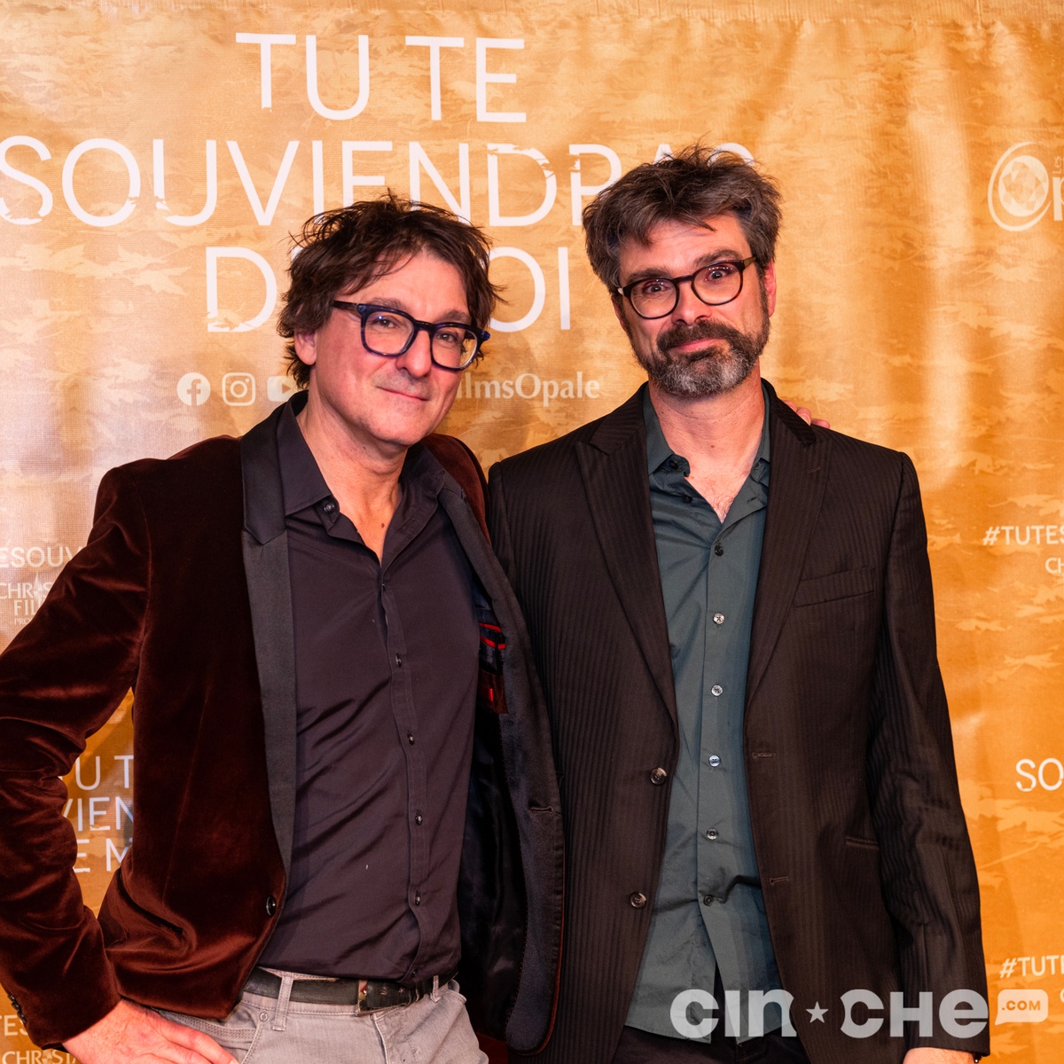 Sur le tapis rouge du film Tu te souviendras de moi