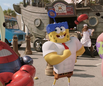 Une scène du film The SpongeBob Movie: Sponge Out of Water